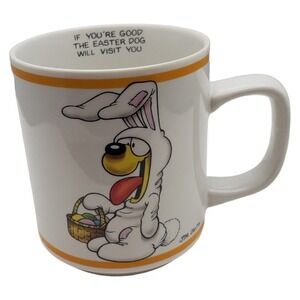 Enesco Odie Easter Dog‎ Coffee Mug 1978 Vintage Collectible Gift